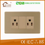 Twin Receptacle Electrical Wall Socket Outlet
