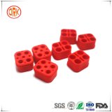 Customized Red Silicone Good Elongation Rubber Cable Connector