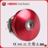 Ce UL Red Mushroom LED Push Button Switch with DOT LED Light