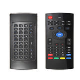 Air Mouse with Mini Qwerty Keyboard 2.4G Wireless Remote Control for Smart TV/Android TV
