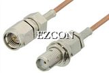 SMA Male to SMA Female Bulkhead Cable