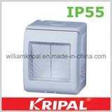IP55 2 Gang 2 Way (SPDT) Waterproof Switch