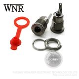 Wnre 2.1*5.5mm Female DC Jack DC-099 Waterproof DC Power Jack