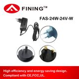 AC/DC 24V1a24W Wall Mounted Power Supply Adapter