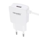 2.1A Fast Mobile Phone Charger with 1.2m USB Cable