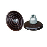 Brown Ceramic Insulator Disc Type Suspending Porcelain Insulator