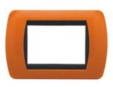 LV15-20 Colored Italian Plastic 3 Module Switch Plate