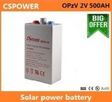 Ultra Long Life Opzv 2V500ah Solar Battery UPS Battery Gel Battery Lead Acid Battery