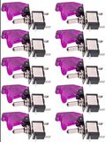 Purple Cover LED Light Rocker Toggle Switch on/off Car Motor