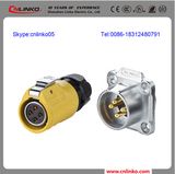 UL, CE Approval IP67 Waterproof Connector / 4 Pin Connector Male Female
