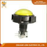 IP40 Protection Level 3A 250V Yellow Push Button Switch Pbs-006