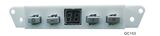 Range Hood Control Switch with 2 Digital Display, Push Button