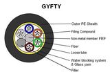 Aerial Single Model GYFTY Fiber Optic Cable with 72 Core
