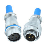 Waterproof Cable Sheath Butt Female Socket and Male Plug Connector