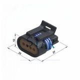Manufacturer Female Automotive ECU 81 Pin Connector