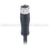 8pin M8 Female Straight Connector for Industrial Camera with Molded Cable