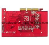 Red Gold Finger PCB Communicate Electronics Board