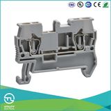 Utl 2 Conductor Spring DIN Rail Terminal Block 2.5mm2 Connector