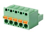 Pluggable Terminal Block with Spring Button