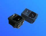 15A AC Socket 3 Pin C14 Female Mounting Power AC Switch Socket