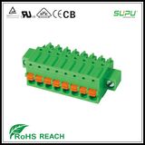 3.81mm Pitch Screwless Female Connector with Screw