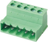 Male and Female Plug-in/Pluggable Terminal Block with Conductor (WJ2EDGKR-5.08)