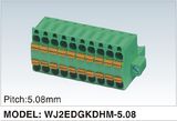 Wanjie Double Level Pluggable Terminal Block with Nuts (WJ2EDGKDHM-5.08)