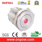 Onpow 16mm Illuminated Push Button Switch (GQ16PF-10D/J/R/12V/S, CE, CCC, RoHS)