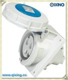 Cee IP67 32A 3p Blue Flush Mounted Socket