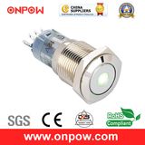 Onpow 16mm Metal Push Button Switch (LAS2GQF-11D/R/12V/N, CE, CCC, RoHS)