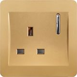 Colorful Fashion Design BS Standard 1 Gang 13A Switched Socket