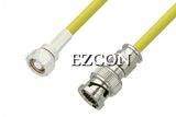 75 Ohm SMC Plug to 75 Ohm BNC Male Cable