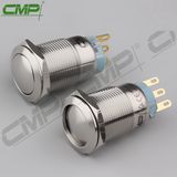 CMP Waterproof No Nc 19mm Metal Self-Locking Push Button Switch