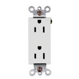 15AMP, 125volt, Decora Duplex, Receptacle UL Listed
