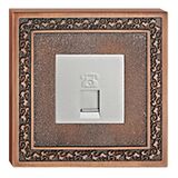 Forged Brass Classic Patterns Brass Tel Socket / Wb Socket