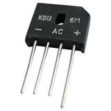 Silicon Bridge Rectifiers Voltage - 50 to 1000 Volts Current - 6.0 Amperes Kbu6a