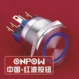 Onpow 22mm Push Button Switch (GQ22PF-11E/S, CE, CCC, RoHS, REECH)