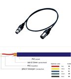 Microphone 3pin XLR Cannon Audio Cable Cord Male to Female