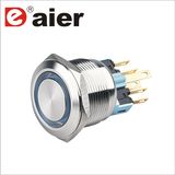 12V LED Lighted Motorcycle Push Switch with Customized Laser