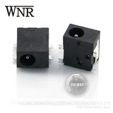 Wnre Environmental Female DC Connector Socket 4 Pin DC-033 SMD DC Power Jack