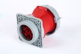 Commando 32A 5p Red IP67 Flush Straight Socket