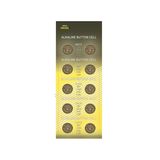 1.5V 0.00% Mercury Free Alkaline Button Cell Battery for Watch (AG13/LR44)