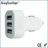 3 USB Ports 5V 5.1A Output USB Car Charger (XH-UC-021)