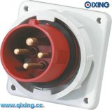 Waterproof CE IP67 Panel Mounted Plug for Industrial Application (QX827)