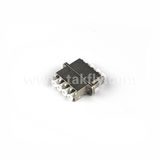 LC Quad Metal Fiber Optic Adapter