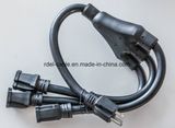cUL Listed 3-Pin Male to Female Plug Extension Cord NEMA 1 to 4 Power Cord Splitters
