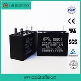 Cbb61 AC Motor Run Metallized Polyester Film Motor Capacitor