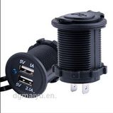 12V-24V 3.1A Dual USB Charger Socket