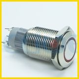 Flat Round LED Metal Push Button Switch