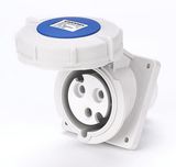 32A 2P+PE IP67Panel mounted socket(Angle) MN3342